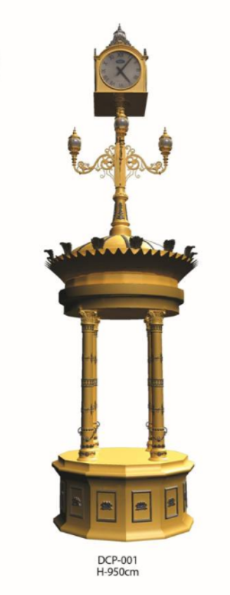 Clock Pole DCP-003 4x4